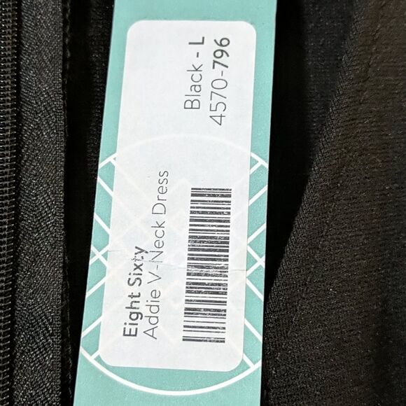 Eight Sixty Addie V neck dress Sz L NWT - Picture 4 of 5